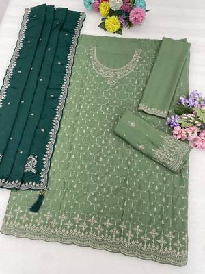 Pista embroidered chinon palazzo suit 3