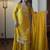 Elegant fox georgette embroidered gharara suit set with dupatta