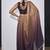 Satin silk purple party wear designer wedding saree sari