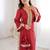 Stylish Maroon Mirror Laced Crepe Wedding Wear Kurti With Pant