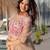 Stunning Cream Organza Lehenga With Bead Work Choli And Shrug