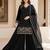 Designer fendy embroidered kurti plazzo set with cut work dupatta