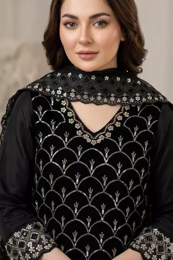 Designer fendy embroidered kurti plazzo set with cut work dupatta