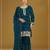Morpich color embroideried faux georgette semi stitched salwar suit