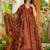 Maroon heavy digital printed pure maslin salwar-kameez