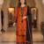 Designer rayon embroidered plazzo suit set with mirror effect work