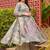 Grey heavy digital printed pure maslin salwar-kameez