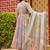 Grey heavy digital printed pure maslin salwar-kameez