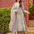 Grey heavy digital printed pure maslin salwar-kameez