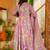 Pink heavy digital printed pure maslin salwar-kameez