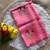 Pink Color  gota work Organza Saree