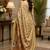 ivory chanderi cotton kalamkari printed ready to wear saree