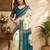 cream chanderi cotton ajrakh print printed ready made saree