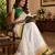 white chanderi cotton kerala kasavu printed ready made saree