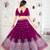 Elegant Faux Georgette Sequins Embroidered Semi-Stitched Lehenga Choli with Dupatta