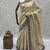 Cream Color Dori And Gotta Pati Work Silk Blend Saree