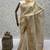 Cream Color Dori And Gotta Pati Work Silk Blend Saree