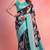 BLACK georgette saree with blouse