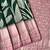 GREEN crepe georgette saree with 3 ply zari pallu & floral silver weaves