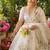 White taby silk blend with amazing floral print with hand work khatli saree with blouse