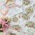 White taby silk blend with amazing floral print with hand work khatli saree with blouse