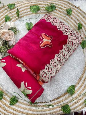 Multicolor silk blend butta saree blouse 4