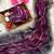 Multicolor fendy chiffon padding with embroidery sequin work saree with blouse