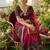 Multicolor fendy chiffon padding with embroidery sequin work saree with blouse