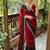 Multicolor fendy chiffon padding with embroidery sequin work saree with blouse