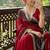 Multicolor fendy chiffon padding with embroidery sequin work saree with blouse