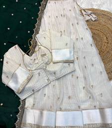Green Traditional Lehenga Choli Set