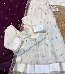 Wine Traditional Lehenga Choli Set