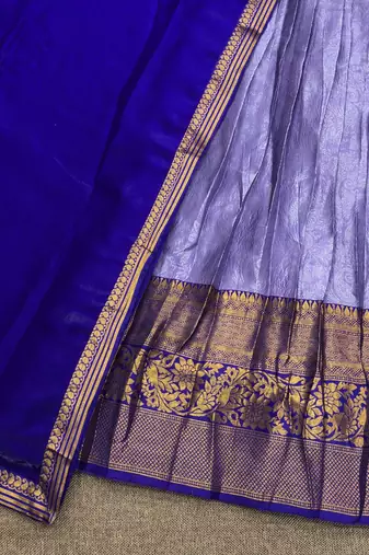 Lavendar South Indian Lehenga Choli Set