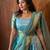 Sky Blue South Indian Lehenga Choli Set