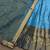 Sky Blue South Indian Lehenga Choli Set