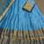 Sky Blue South Indian Lehenga Choli Set