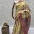Cream Color Dori And Print Work Silk Blend Saree