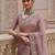 Pink Color Patch Embroidered,Dori,Multi Thread,Zari,Sequins And Zircon Diamond Work Silk Blend Saree
