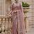 Pink Color Patch Embroidered,Dori,Multi Thread,Zari,Sequins And Zircon Diamond Work Silk Blend Saree