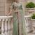 Sea Green Color Patch Embroidered,Dori,Multi Thread,Zari,Sequins And Zircon Diamond Work Silk Blend Saree
