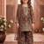 Designer wedding embroidered work kids plazzo set