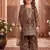 Designer wedding embroidered work kids plazzo set
