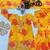 Faux georgette digital print with embroidered work kids sharara set