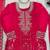 Rani Pink Faux Georgette Thread & Sequin Embroidered Palazzo Suit Set