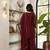 Red embroidered readymade suit