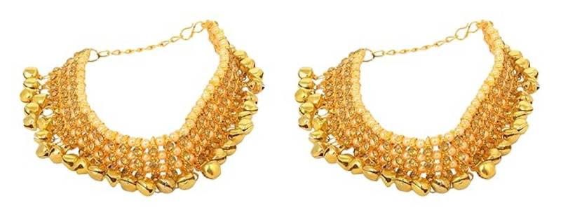 Artificial bridal anklets ghungroo payal