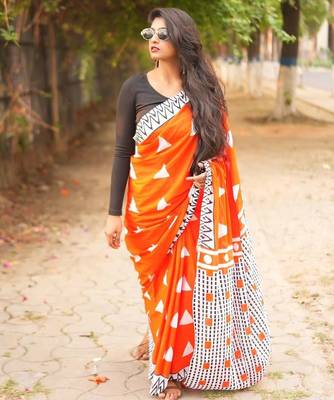 red handloom cotton saree 2