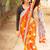 red handloom cotton saree