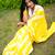 yellow handloom cotton saree