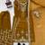  silk blend thread & sequins embroidered kurti palazzoo set with dupatta